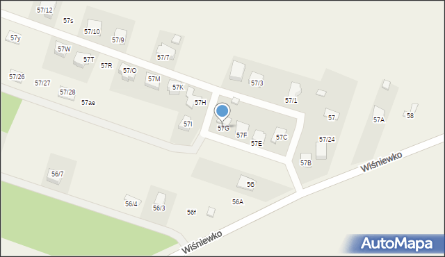 Modła, Modła, 57G, mapa Modła