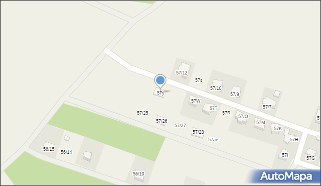 Modła, Modła, 57y, mapa Modła