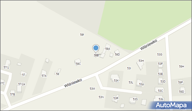 Modła, Modła, 58B, mapa Modła