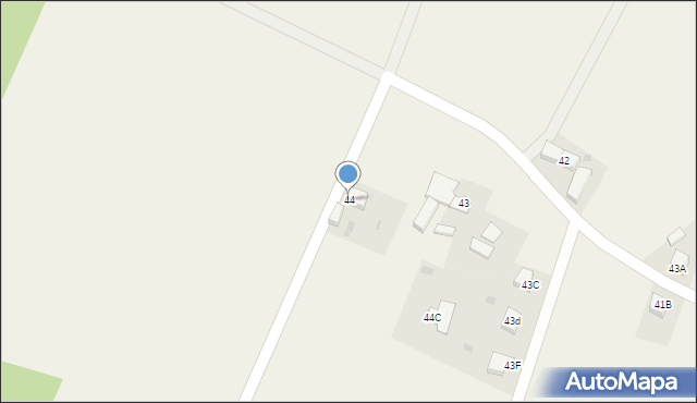 Modła, Modła, 44, mapa Modła