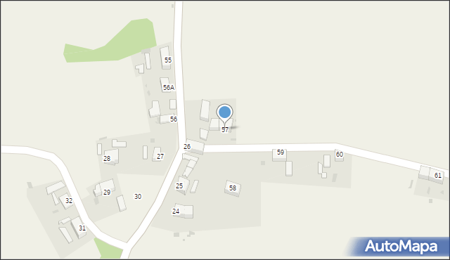 Modła, Modła, 57, mapa Modła