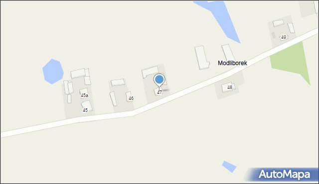 Modlibórz, Modlibórz, 47, mapa Modlibórz