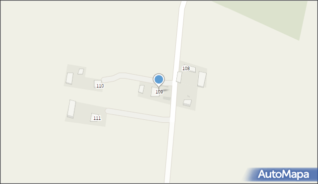 Modliborzyce, Modliborzyce, 109, mapa Modliborzyce