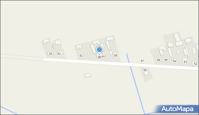 Modliborzyce, Modliborzyce, 60, mapa Modliborzyce