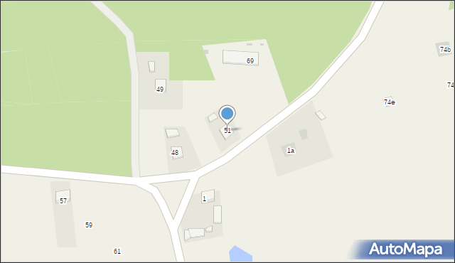 Modliborzyce, Modliborzyce, 51, mapa Modliborzyce