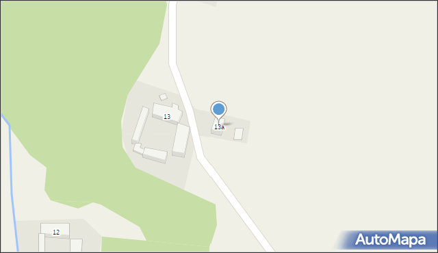 Modlikowice, Modlikowice, 13a, mapa Modlikowice