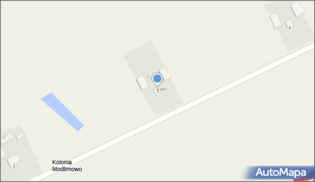 Modlimowo, Modlimowo, 3, mapa Modlimowo