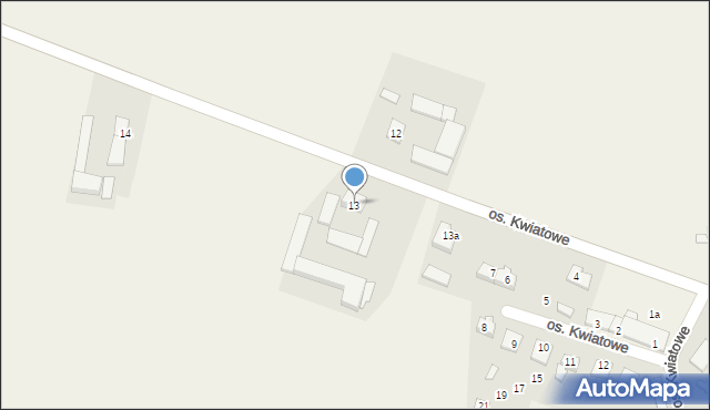 Modliszewo, Modliszewo, 13, mapa Modliszewo