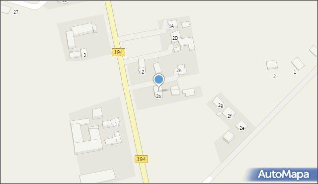 Modliszewo, Modliszewo, 2c, mapa Modliszewo