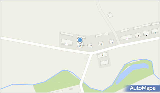 Modrakowo, Modrakowo, 10, mapa Modrakowo