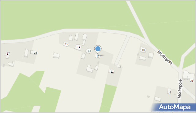 Modropole, Modropole, 12, mapa Modropole