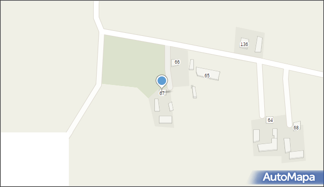 Modryń, Modryń, 67, mapa Modryń