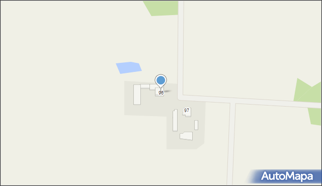 Modryń-Kolonia, Modryń-Kolonia, 96, mapa Modryń-Kolonia