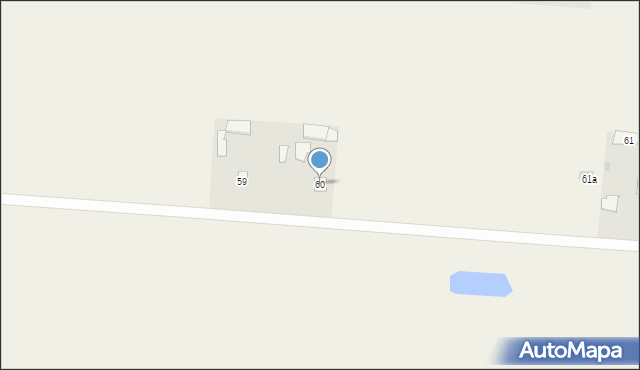 Modryniec, Modryniec, 60, mapa Modryniec