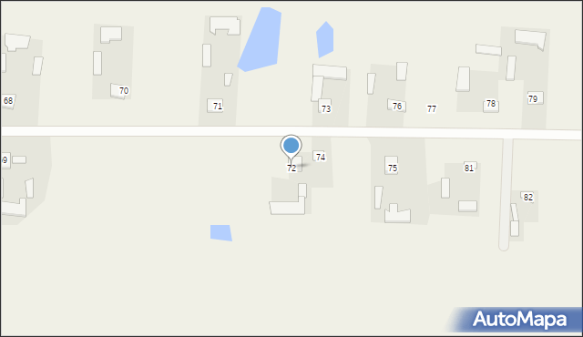 Modryniec, Modryniec, 72, mapa Modryniec