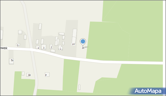 Modrzewek, Modrzewek, 1b, mapa Modrzewek