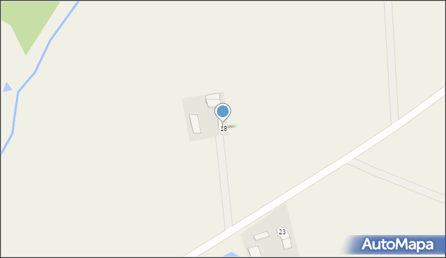 Modrzewie, Modrzewie, 18, mapa Modrzewie