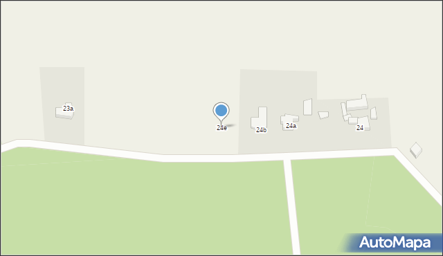 Modrzewie, Modrzewie, 24e, mapa Modrzewie