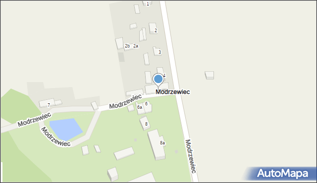 Modrzewiec, Modrzewiec, 5, mapa Modrzewiec