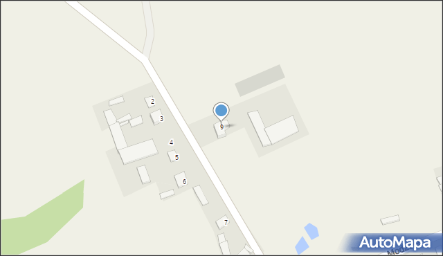 Modzele, Modzele, 9, mapa Modzele