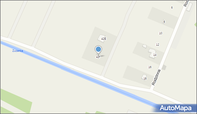 Modzerowo, Modzerowo, 42f, mapa Modzerowo