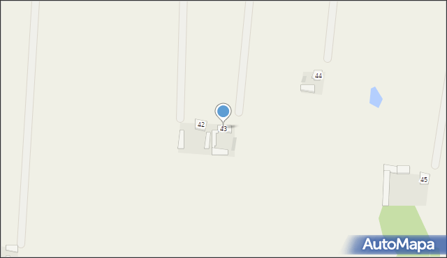 Modzerowo, Modzerowo, 43, mapa Modzerowo