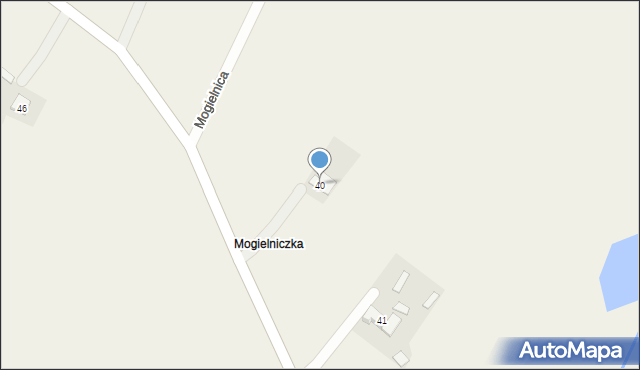 Mogielnica, Mogielnica, 40, mapa Mogielnica