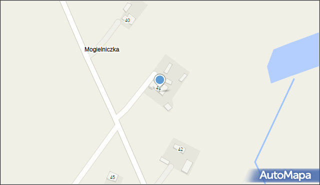 Mogielnica, Mogielnica, 41A, mapa Mogielnica