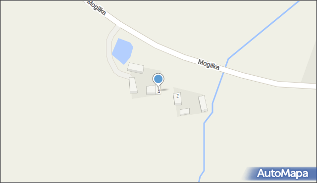 Mogiłka, Mogiłka, 4, mapa Mogiłka