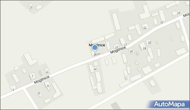 Mogilnice, Mogilnice, 15, mapa Mogilnice