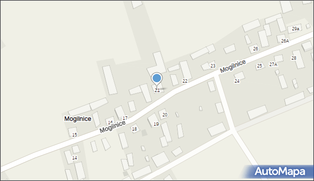 Mogilnice, Mogilnice, 21, mapa Mogilnice