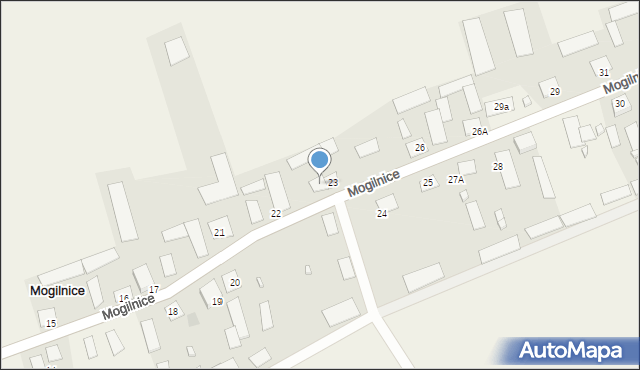 Mogilnice, Mogilnice, 23A, mapa Mogilnice