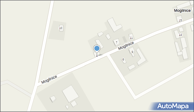 Mogilnice, Mogilnice, 4, mapa Mogilnice