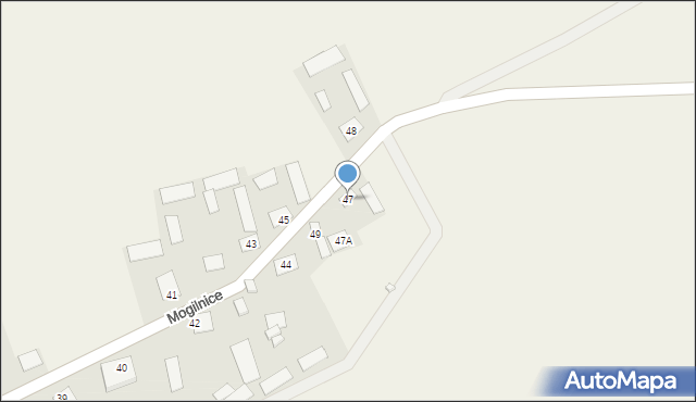 Mogilnice, Mogilnice, 47, mapa Mogilnice