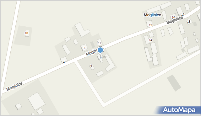 Mogilnice, Mogilnice, 9, mapa Mogilnice