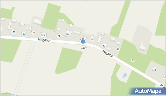 Mogilno, Mogilno, 142, mapa Mogilno