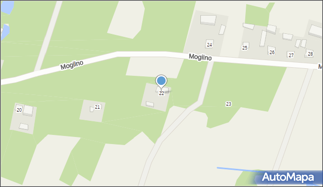 Mogilno, Mogilno, 22, mapa Mogilno