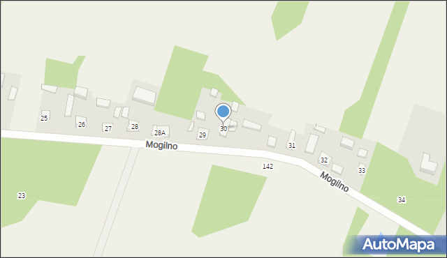 Mogilno, Mogilno, 30, mapa Mogilno