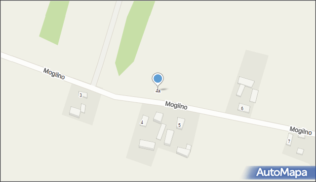 Mogilno, Mogilno, 4a, mapa Mogilno