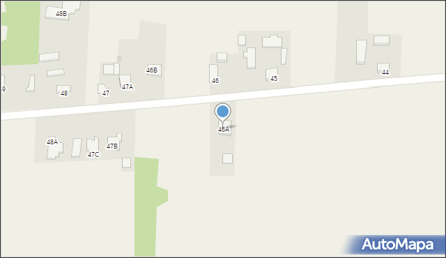 Mogilno Duże, Mogilno Duże, 46A, mapa Mogilno Duże