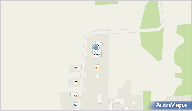 Mogilno Duże, Mogilno Duże, 52B, mapa Mogilno Duże