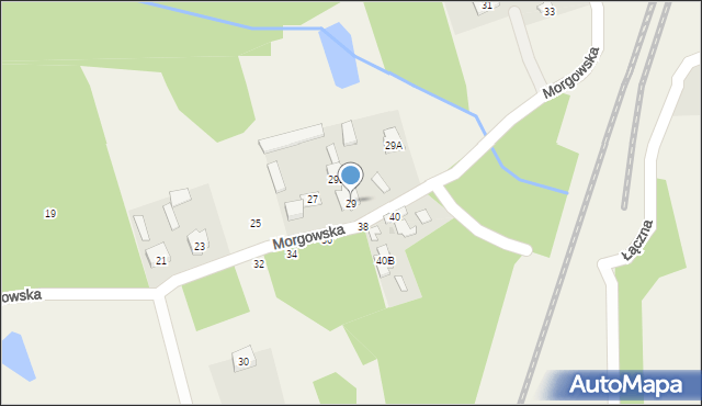 Mogowo, Morgowska, 29, mapa Mogowo