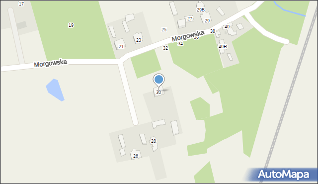 Mogowo, Morgowska, 30, mapa Mogowo