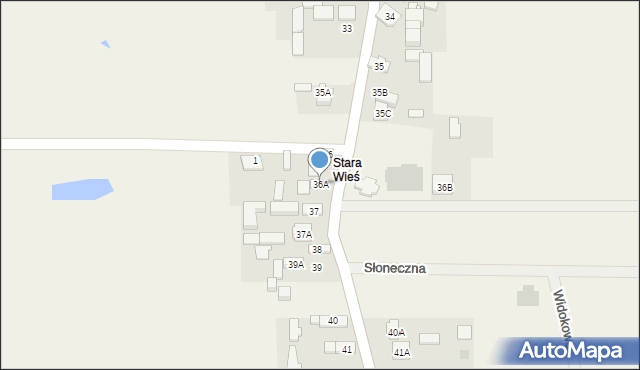 Mójcza, Mójcza, 36A, mapa Mójcza