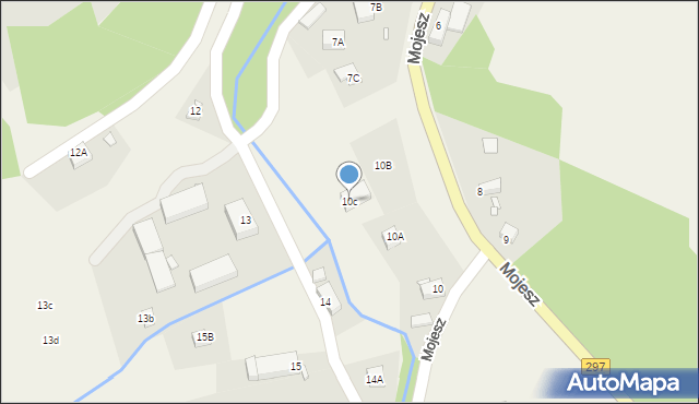 Mojesz, Mojesz, 10c, mapa Mojesz