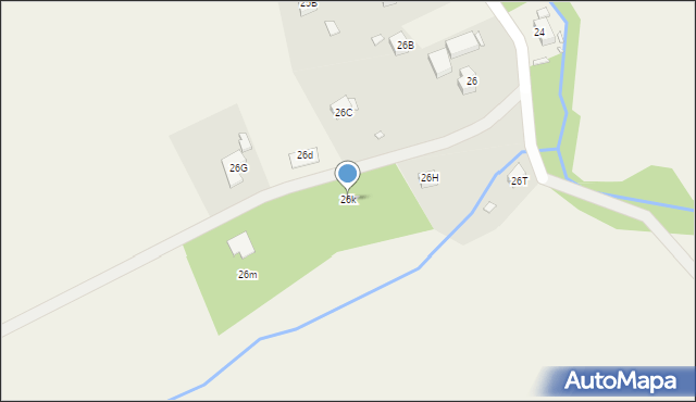 Mojesz, Mojesz, 26k, mapa Mojesz