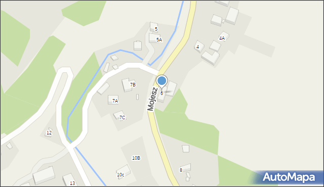 Mojesz, Mojesz, 6, mapa Mojesz