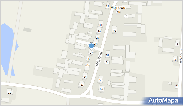 Mojnowo, Mojnowo, 27, mapa Mojnowo
