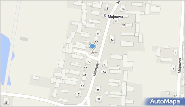Mojnowo, Mojnowo, 28, mapa Mojnowo