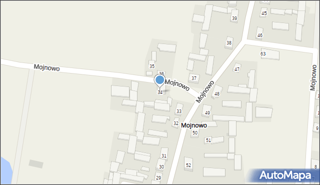 Mojnowo, Mojnowo, 34, mapa Mojnowo